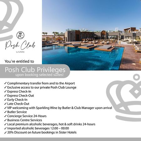 Sunrise Tucana Resort Grand Select Hurgada Dış mekan fotoğraf Posh Club privileges